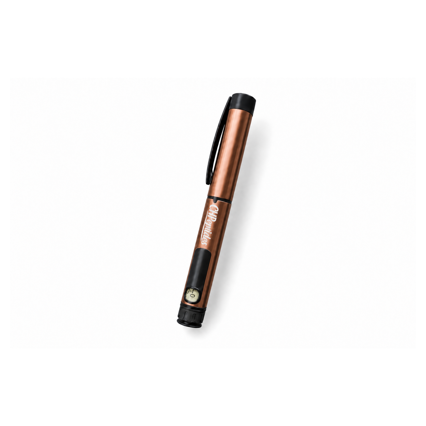 Metallic Brown Reusable Peptide Pen